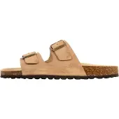 The Divine Factory Zoccoletto 'Noga Mistral Edge Leder-Pantoletten' beige