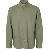 Selected Camicia In Misto Lino Uomini Grigio S
