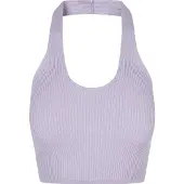 Urban Classics Top in maglia lilla chiaro