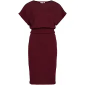 Vila Viraffi Maniche Corte Vestito Midi