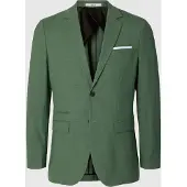 Selected Giacca A Petto Unico Uomini Verde 48