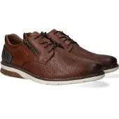 Rieker Slipper 'Sneaker aus Clarino-Leder' marrone
