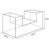 Softee Figura Imbottita Seat Straight 30x60x30cm