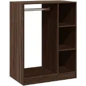 Syfax Armadio Grigio Sonoma 77x48x102 cm in Legno Multistrato