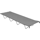 Syfax Lettini Campeggio 2pz 180x60x19cm Tessuto Oxford Acciaio Grigio