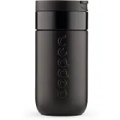 Dopper Travel Mug Bicchiere isolante (300 ml, grigio/nero)