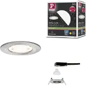 Paulmann Luci da incasso NOVA, ferro, Ø 8 cm, fissa, 2.700 K