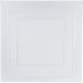 Eglo Plafoniera Moderna Albarca Alluminio Bianco Luce Led Integrato 29W