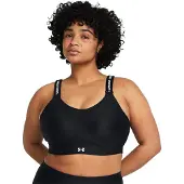 Under Armour Reggiseno sportivo 'Infinity 2.0' nero / bianco