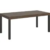 Itamoby - Tavolo allungabile 180/284x90 cm Everyday noce gambe antracite