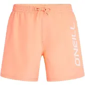 O'Neill Pantaloncini da bagno 'Logo 16' albicocca / bianco