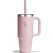 Hydroflask Travel Tumbler Clear Lid Bicchiere isolante (710 ml, fuchsia)