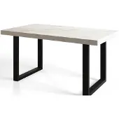 Alpi Möbel Tavolo da Pranzo, Marmo, 140x80x77 cm