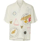 Selected Camicia A Maniche Corte Uomini Bianco M