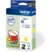Brother Cartuccia stampante LC-22UY XL - Giallo Alta capacità