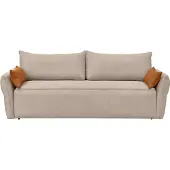 CALICOSY - Divano letto 3 posti in tessuto L238 cm - LAGOS