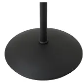 LINDBY Piantana LED ricaricabile Elvyn, nera, regolabile