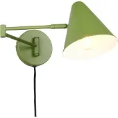 TRIO Lighting Applique Cosima, verde, sporgenza 54 cm, metallo