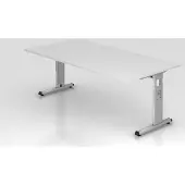 Hjh OFFICE PRO Scrivania OS2E, 200 x 100 cm