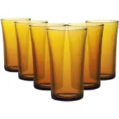 Duralex Set Di 6 Bicchieri Alti Ambra Lys 280ml