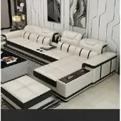 AEA Wohnlandschaft Ecksofa L-Form Eck Polstersofa Sitz Design Couch Sofas Kunstleder