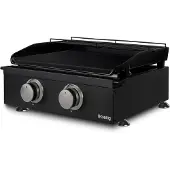 H.Koenig PLX1022 piastra a gas, nero