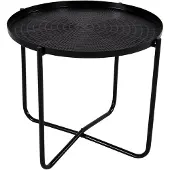 OEM Tavolino - Nero - Ø40,5x35 cm - Acciaio