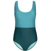 INASKA Women's Swimsuit Pure Costume intero Donna (L, blu/turchese)