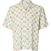 Selected Camicia A Maniche Corte Uomini Bianco L