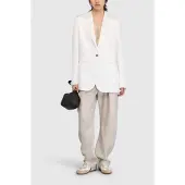 Semicouture per donna. S6SM06 Americana Ebony bianco (44), Casual, Viscosa