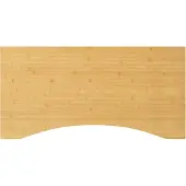Prolenta Maison Exclusive - Piano scrivania in bambù, dimensioni 110x55x4 cm