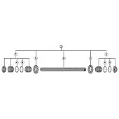 Shimano Asse Del Mozzo Posteriore Acera Fh-t3000