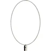 GUESS Eclipse Noir JUMN05104JWSTT/U — Collana Uomo in Acciaio