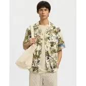 Selected Camicia A Maniche Corte Uomini Grigio S