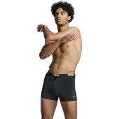 Puma Pantaloncini sportivi da bagno nero / bianco