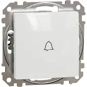 Schneider Electric Campanello a pulsante Sedna Design bianco lucido SDD111131