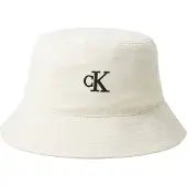 Calvin Klein Jeans Cappello 'CK Monogram Embroidery' nero / bianco