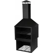 Ambiance Caminetto da giardino in metallo 118 cm