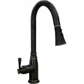 REA Rubinetto da Cucina Deco Old Black High