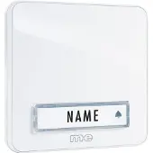 M-E MODERN-ELECTRONICS Campanello a pulsante KTA 1 famiglia bianco (KTA-1 W)