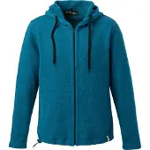 Mufflon Kian Felpa di merino con cappuccio Uomo (S, blu)