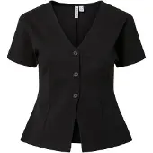Pieces Top A Maniche Corte | Nero | L