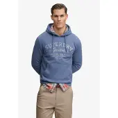 Superdry per uomo. M2014448A Felpa blu Lo-Fi Dockside (XXL), Casual, Cotone