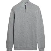 Superdry per uomo. M6110682A Maglia grigia con trama (XL), Casual, Grigio, Cotone