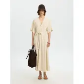 Selected Vestito Lungo Donne Grigio 38