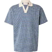 Revolution Jaquard Polo Shirt Maglia polo Uomo (S, blu)