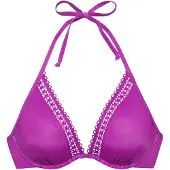 s.Oliver Top per bikini lilla neon