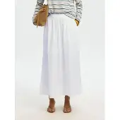 Selected Gonna Lunga Donne Bianco 44