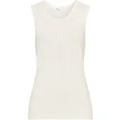 Tamaris top in maglia bianco - M