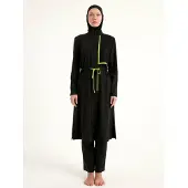 Marina Abito per costume intero 'Modest M2506-1' nero
